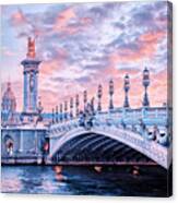 Romantic Paris Canvas Print