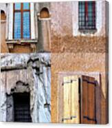Rome Four Windows Canvas Print