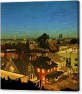 Rooftop View In Portland Canvas Print