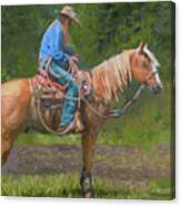 Roping Directions Canvas Print