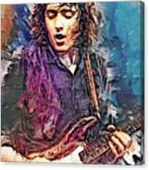 Rory Gallagher Guitar Virtuoso Canvas Print