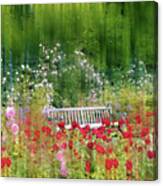 Rose Garden Impressions Canvas Print