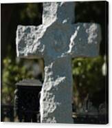Ruged Stone Cross Canvas Print