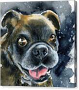 Rusty Dog Painting Canvas Print