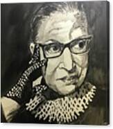 Ruth Bader Ginsburg Tribute Canvas Print