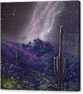 Sabino Canyon Stars, Tucson Canvas Print