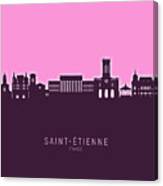 Saint-etienne France Skyline #05 Canvas Print