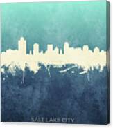 Salt Lake City Utah Skyline #83 Canvas Print