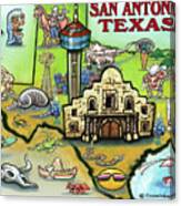 San Antonio Texas Canvas Print