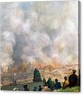 San Francisco Fire, 1906 Canvas Print