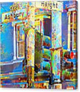 San Francisco Haight Ashbury In Bright Cheerful Colorful Contemporary Organic Elements 20200426 Canvas Print