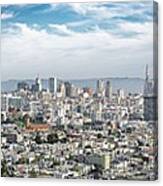 San Francisco Panorama, Corona Heights Canvas Print