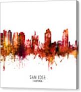 San Jose California Skyline #83 Canvas Print