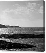 Sanna Bay Beach Ardnamurchan Peninsula Lighthouse Isle Of Rum Sc Canvas Print