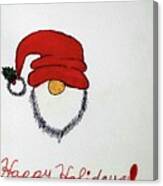 Santa Says, Happy Holidays Canvas Print