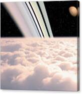 Saturn's Atmosphere Canvas Print