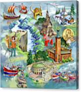 Scandinavia - Northern Eorope Canvas Print
