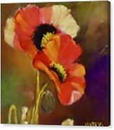 Scarlet Poppies Canvas Print