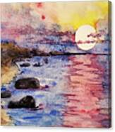 Scarlet Sunset Canvas Print