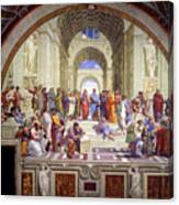 School Of Athens, 1509-1511 Canvas Print