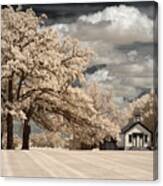 School's Out Forever - One Room Schoolhouse In Cooksville Wisconsin Canvas Print