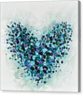 Scintillant Heart Canvas Print