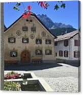 Scuol Canvas Print