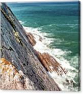Sea And Cliff Canvas Print
