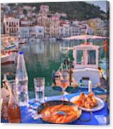 Sea Food With A View Canvas Print