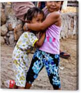 Tough Love - Sea Gypsy Village, Flores, Indonesia Canvas Print