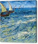 Seascape At Saintes-maries Canvas Print