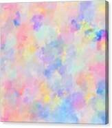 Secret Garden Colorful Abstract Painting Canvas Print