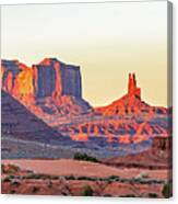 September 2022  Monument Valley Sunset Canvas Print