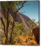 Shapes Of Uluru Canvas Print