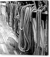 Ship Ropes Canvas Print