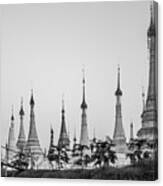 Shwe Indein Pagoda Canvas Print