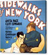 ''sidewalks Of New York'', With Buster Keaton, 1931 Canvas Print