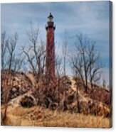Silver Lake Lighthouse..... Img_3937 Hres Canvas Print