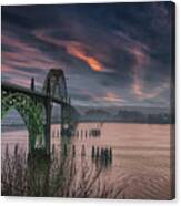Sky Shot Bridge Canvas Print
