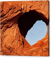 Small Eye In Turret Arch At Sunrise Three Canvas Print