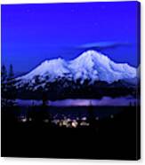 Small Town Lights Canvas Print