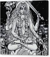 Smashan Tara Mahavidya Canvas Print