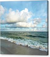 Smooth Waves On The Gulf Of Mexico Canvas Print