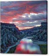 Snake River Canyon Canvas Print
