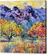 Fall In The Foothills' Canvas Print