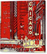 Snow In Chi Town Canvas Print