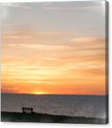 Solitary Sunset Canvas Print