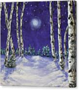 Solo Snowscape Sold Canvas Print