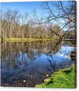 South Holston River In Spring Ii Canvas Print
