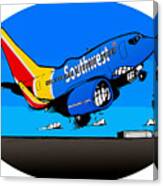 Southwest 737 Canvas Print